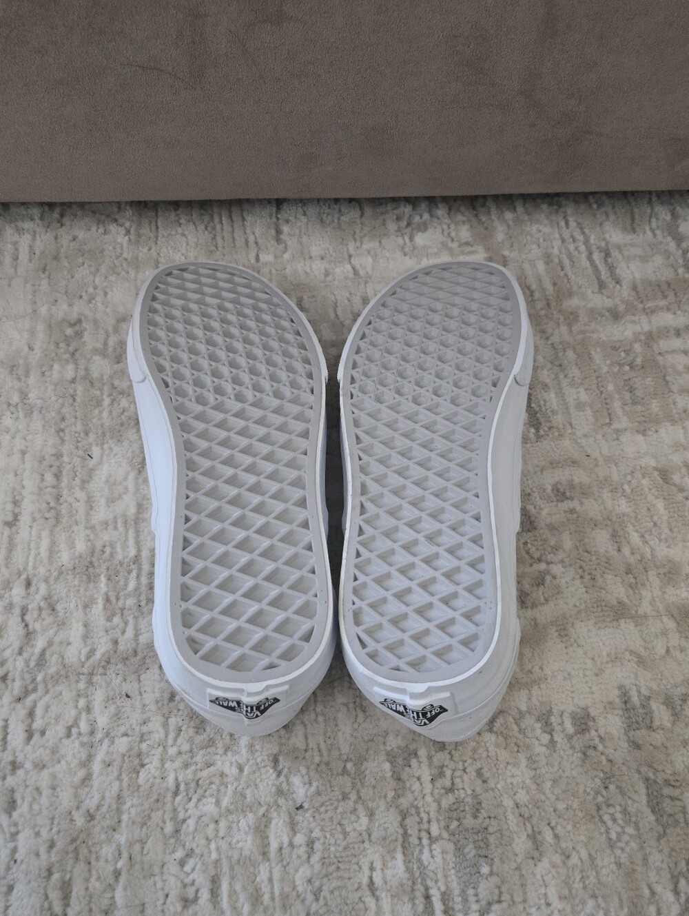 Vans Off the Wall Casual Shoes Womens Sz 7.5 Slip On Sneakers White Skater. - Picture 8 of 10